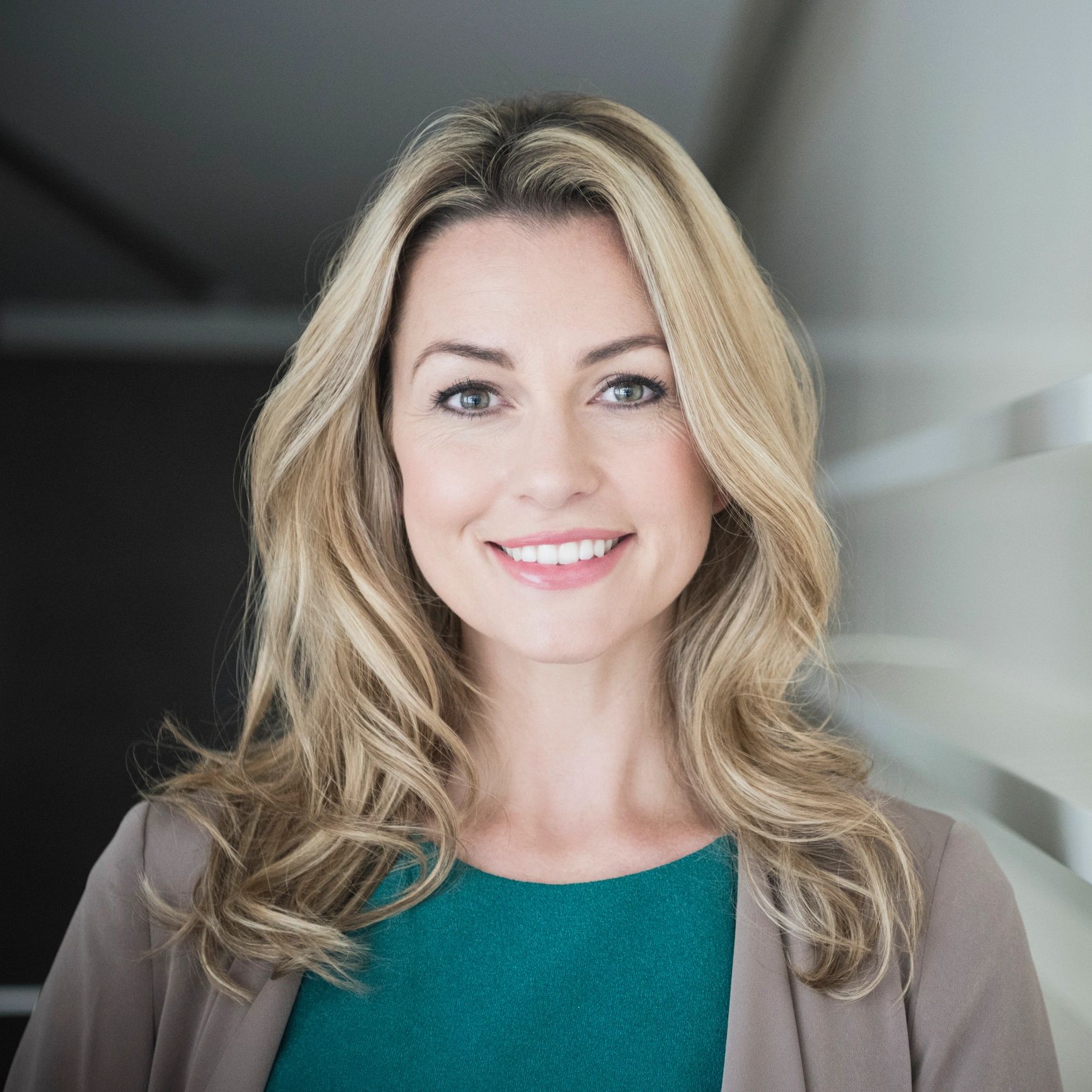 Portrait of office manager testimonial author